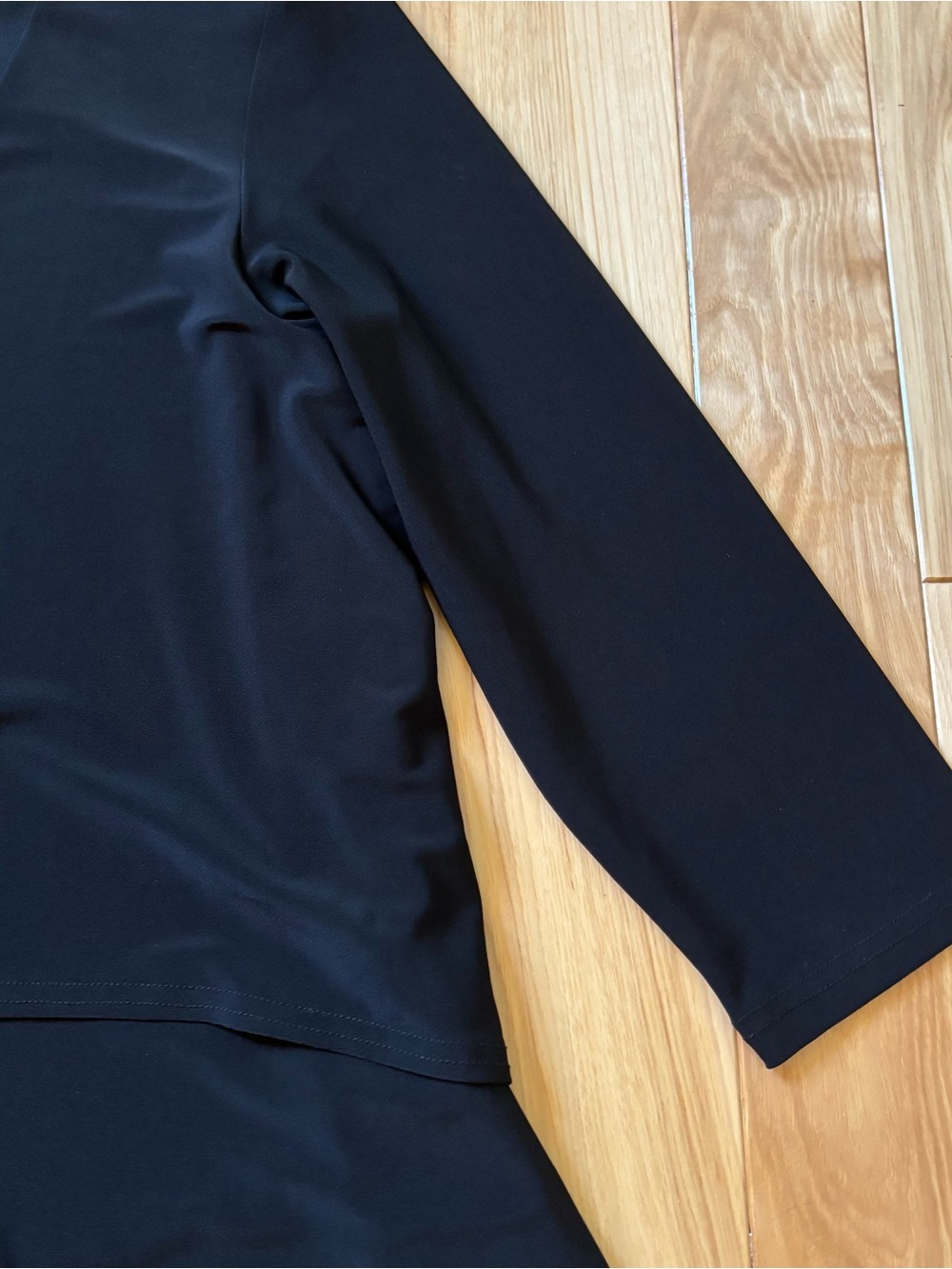 Sympli Canada Trapeze Black Layered Accent Top - Picture 5 of 10